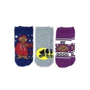 E.T. Extra-Terrestrial No Show Socks 3 Pairs Shoe Size 4-10 Sock Size 9-11 NEW